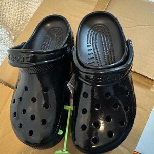 CROCS classic high shine Black crocs
